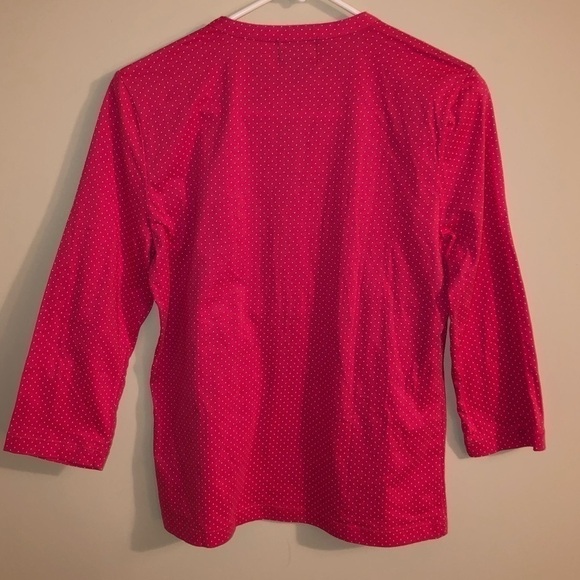 Chaps classics size medium pink with white polka dots - Picture 6 of 7